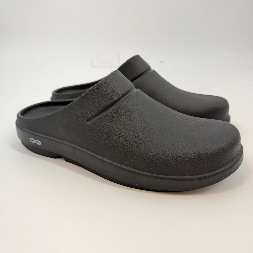 Oofos OOcloog Black Recovery Clogs Womens 13 Mens 11 EU 44 Slip On Shoes